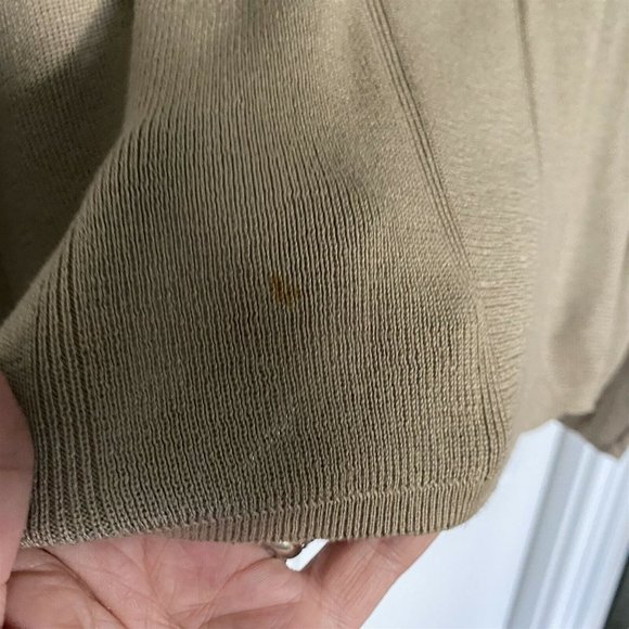 Fairway & Greene Women's Sweater Set Cardigan Shell Golf Activewear Beige - Picture 7 of 10